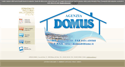 Desktop Screenshot of domusbibione.it